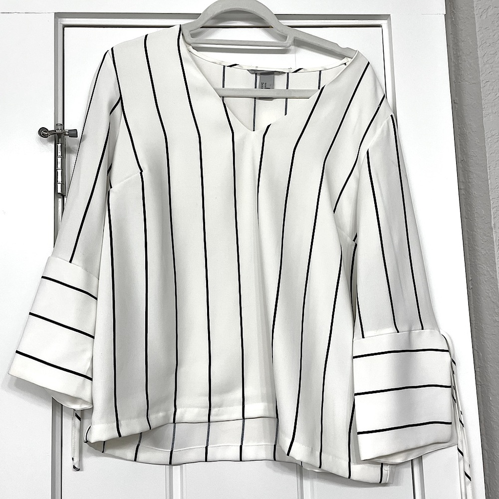 H&M Striped Blouse